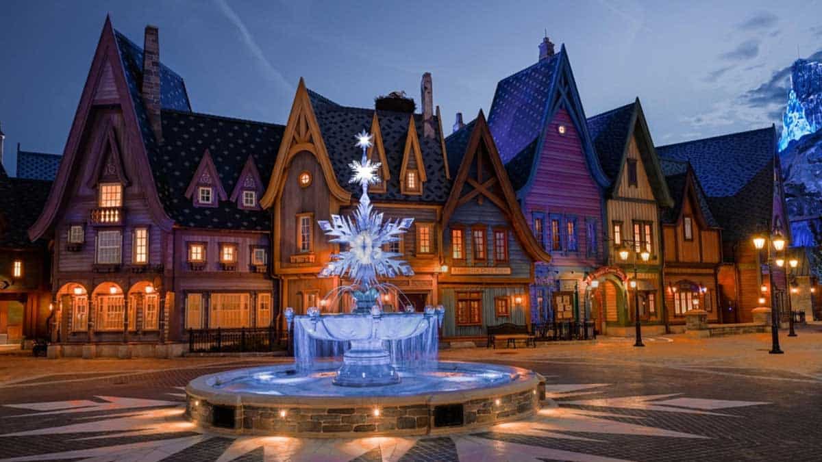 Frozen land Disneyland Paris