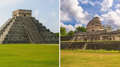 Maya sites in Mexico