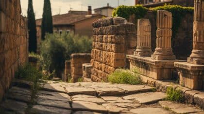 ancient ruins in Italy