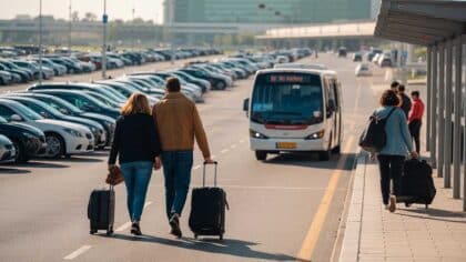 UK airport drop-off fees